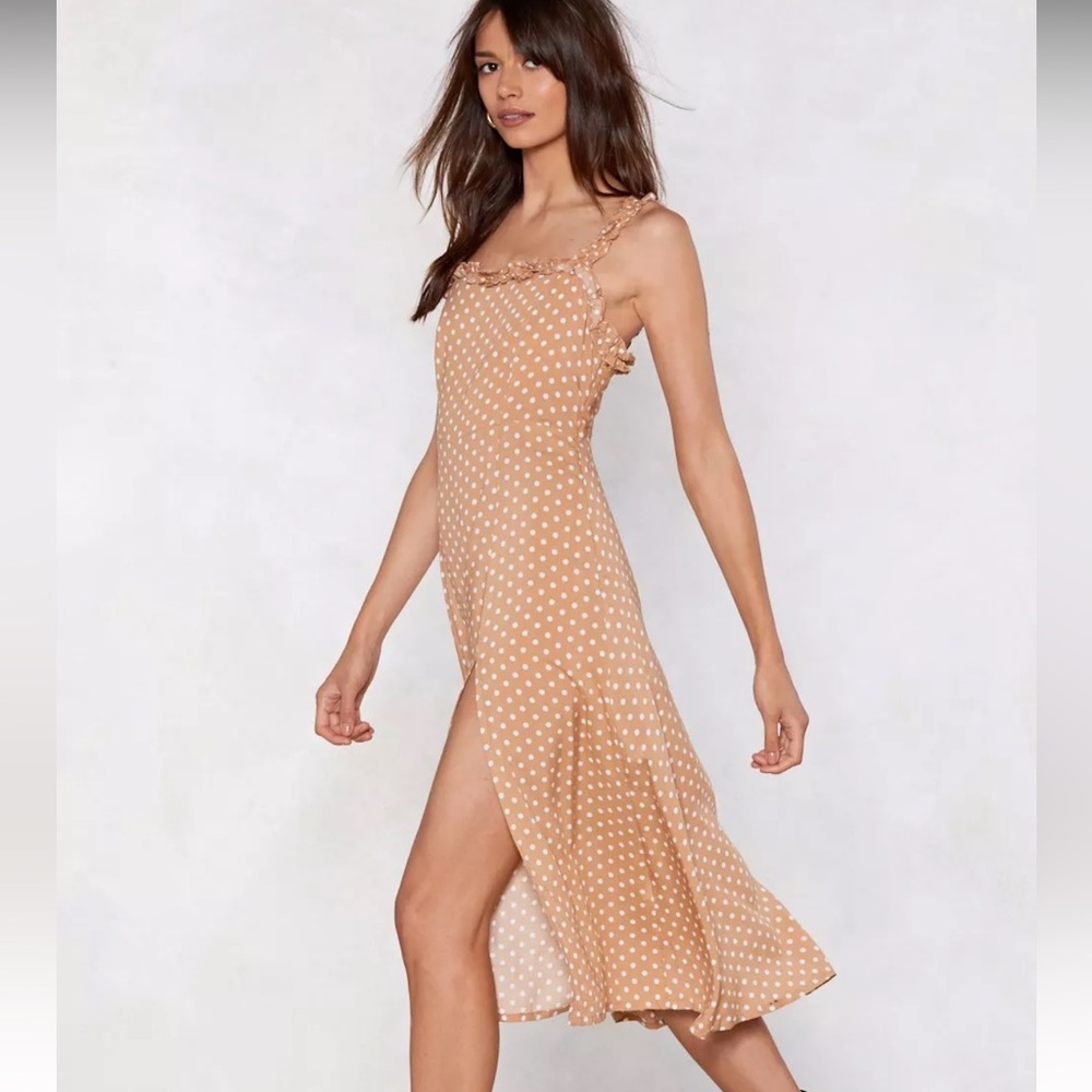 Nasty Gal What's It Dot to Do With You Polka Dot Dress Size 6